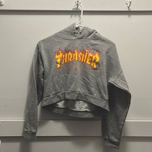 Gray Thrasher Hoodie